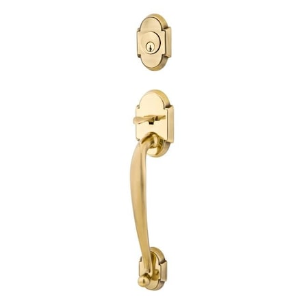 Emtek French Antq Brss Handleset, 4302ENUS7LH 4302ENUS7LH